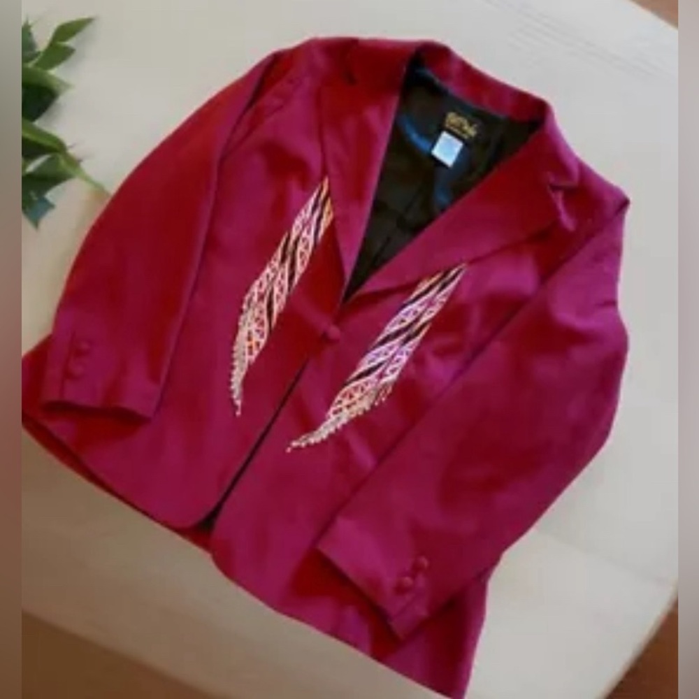 Bob Mackie Wearable Art, Blazer Size 1X